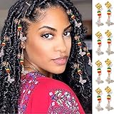 Woeoe Crystals Dreadlock Accessories Butterfly Hair Charms for Braids Loc Jewelry for Women and...