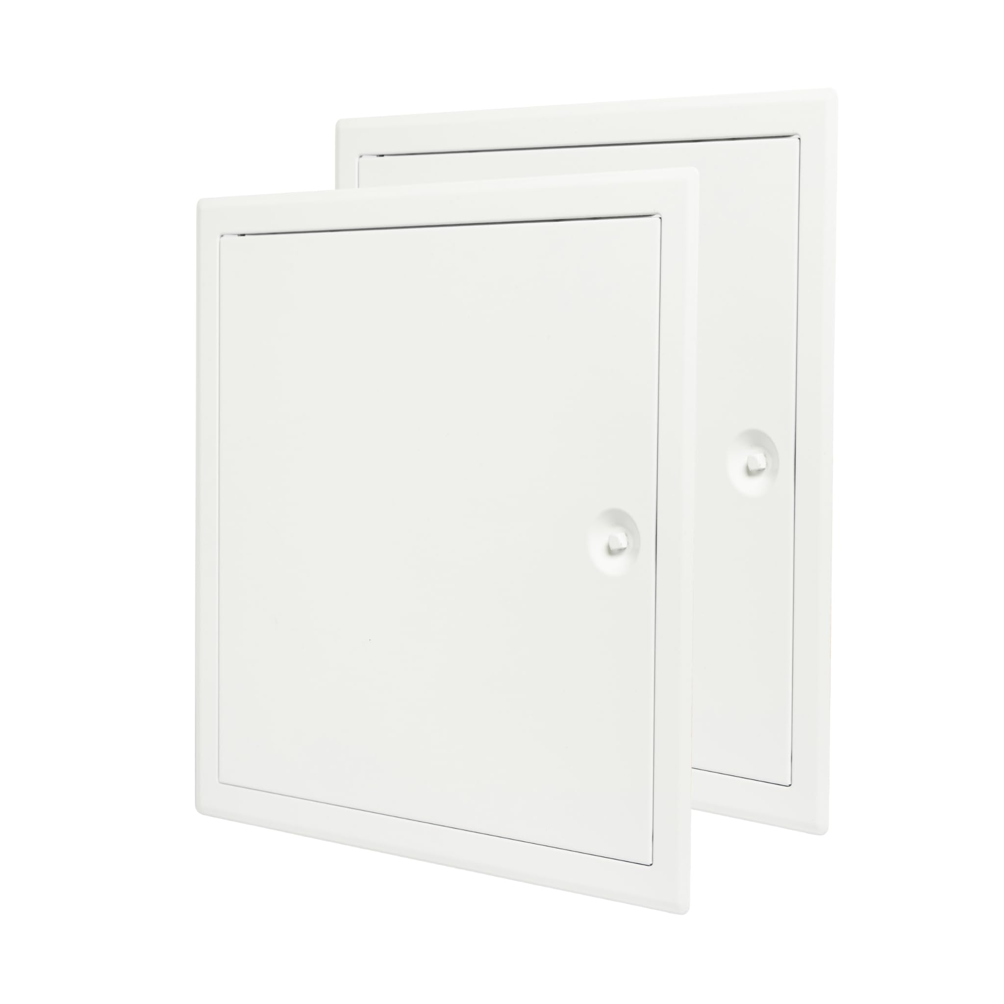 Proxinova Metal Access Panel 600x600 mm (2 Pack) for Outdoor and Indoor, Steel Access Panel for Inspection Hatch, Fuse Box Cover Cabinet, Wall and Ceiling, Conceals Wires, Fits Flush to Surfaces