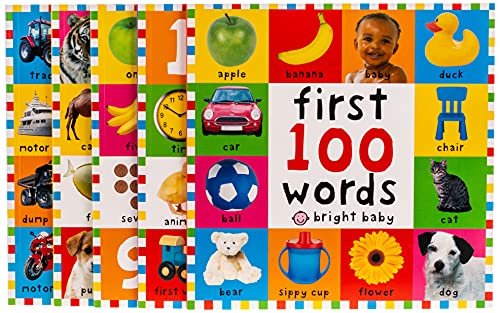 First 100 PB Box Set (5 books): First 100 Words; First 100 Animals; First 100 Trucks and Things That Go; First 100 Numbers; First 100 Colors, ABC, Numbers