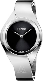 [カルバンクライン]Calvin Klein CK レディース SENSES センス シルバー ステンレス バングル K5N2S121 腕時計 [並行輸入品]
