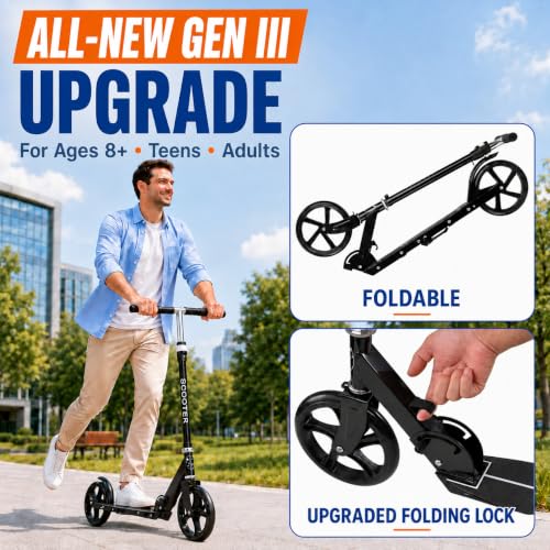 THANKSFINE Commuter Kick Scooter