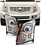 AKKON - For 2010-2016 Cadillac SRX Factory Style OE Replacement Halogen Type Headlight Lamp Driver and Passenger Side Pair