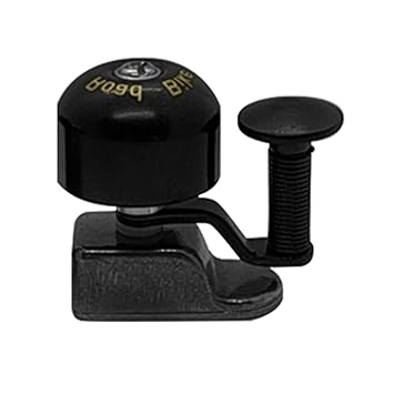 Bike Bell Bell Ring Bell Copper Bell Cycling Bike Horn with Crisp Sound for Mountain Bike Road Bike(Black)-POOWE