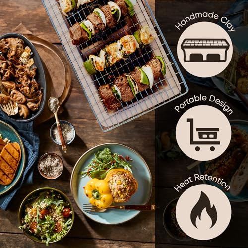 Barbecue à charbon Yakatori de style japonais Fire Sense pour table - 6