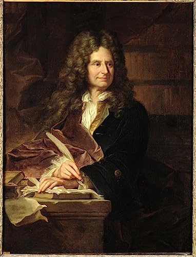 Impression d'art Nicolas Boileau grand tableau mural Hyacinthe Rigaud