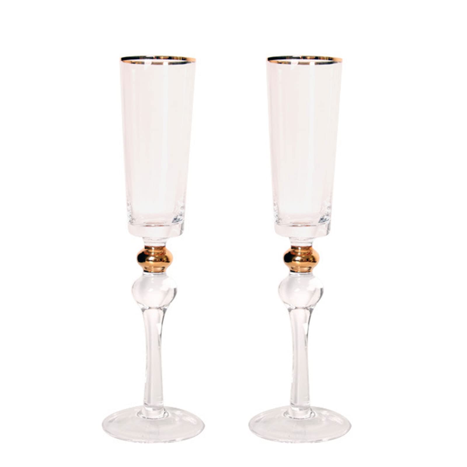 Bottone Champagne Glasses Cocktail Flutes Wine for Wedding Party Celebration Flutes Red Wine for Party Celebration