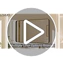 LOAAO 40X32 Inch Black Metal Framed Bathroom Mirror for Wall, Matte Black Bathroom Vanity Mirror Farmhouse, Large Rounded Rectangle Mirror, Anti-Rust, Tempered Glass, Hangs Horizontally or Vertically