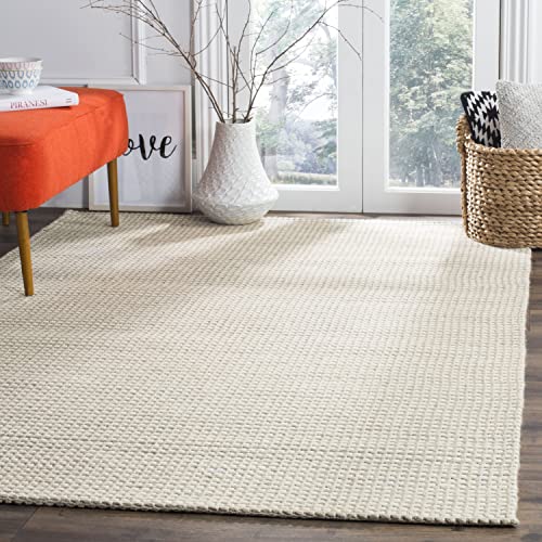 SAFAVIEH Natura Silver Wool Rug