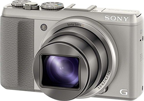 Sony DSC-HX50 - Cámara compacta de 20.4 MP (Pantalla de 3', Zoom óptico 30x, estabilizador óptico, vídeo Full HD, WiFi), Plateado