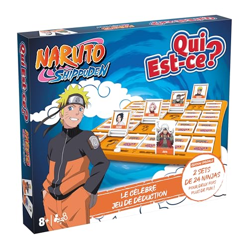 QUI EST CE ? Naruto Shippuden Jeu de société WINNING MOVES Dès - vue 2