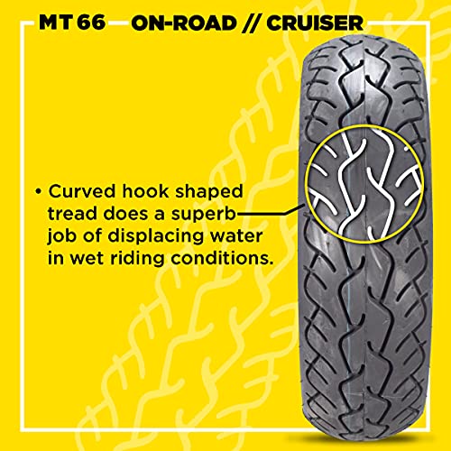 Pirelli Mt66 Route 800300 150/90-15 M/Ctl 74H Rear Motorcycle Cruiser Tire Includes Neck Gaiter #TOP3