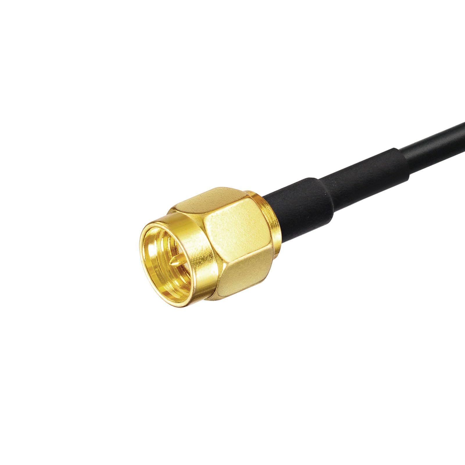 Superbat Antenne 4G LTE Extérieure 10dBi avec Câble RG174 3m SMA Mâle | 50 Ohms, pour Autoradios de Bateau, Voiture, Camping-Car, Moto, Tracteur, VTT et UTV