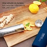 720°DGREE NoLimit termos ze stali nierdzewnej, pojemność 950 ml, pojemnik na owoce, szczelny, nadaje się do napojów gazowanych, nie zawiera BPA, termos z zakrętką, do uprawiania sportu, aktywności na