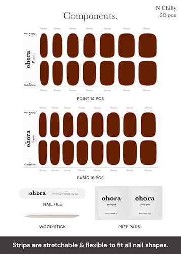 Ohora NB-055 Semi Cured Gel Nail Strips thumb #3