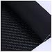 Produktbild AITAF Kunstlederstoff Kohlefaserleder, ideal für Bastelarbeiten Qualitätsleder Reparaturbeutel Textilien Bezug Dekoration, Schwarz 150cm*91cm 0,7mm Dick