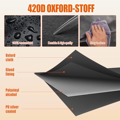 Halbgarage für BMW Z3 1995-2001, 420D Oxford Wasserdicht Outdoor Halbgarage Autoabdeckung UV-beständig Sonne Schnee Regen Staub Allwetterschutz