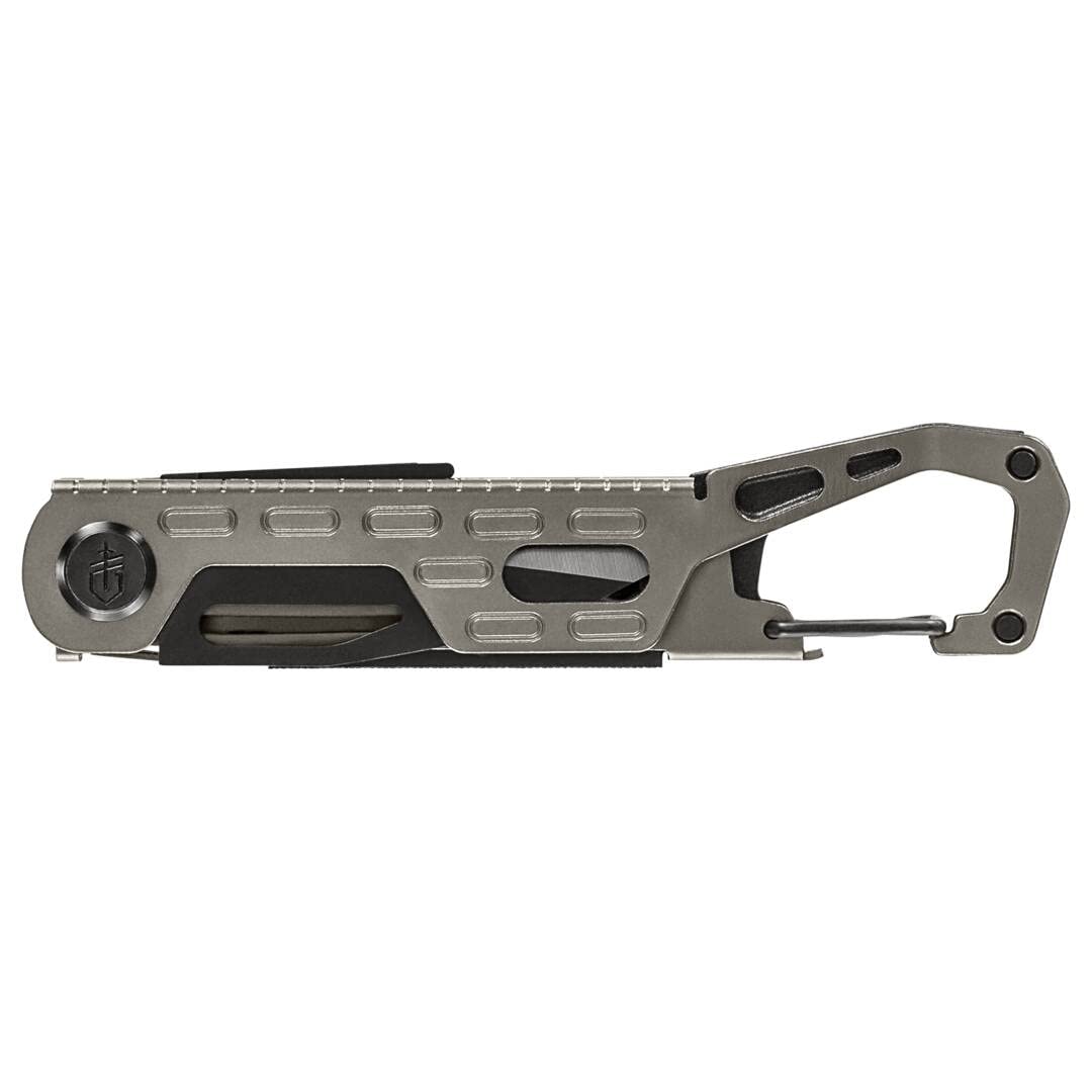 Gerber Narzędzie wielofunkcyjne z 11 funkcjami, Stakeout, z blokadą Frame-Lock i karabińczykiem, srebrne, 30-001743