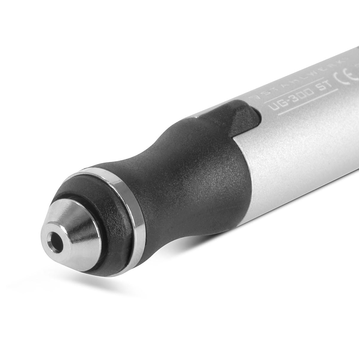 STAHLWERK USB-Gravierstift (UG-300 ST) – 8 Watt Leistung, 3 Gänge (5.000/10.000/18.000 U/min), USB-C Anschluss, kabellos nutzbar, inkl. 20 Premium-Einsätze, 3 Trennscheiben & Schablonen-Set
