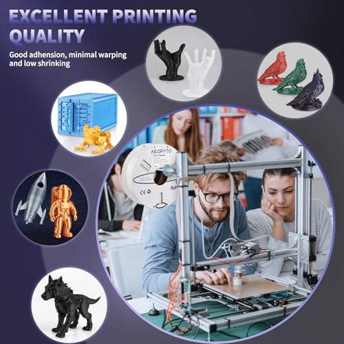 Image of 3D Printer Silk PLA Filament 1.75mm, Shiny Color Sky Blue, Dimensional Accuracy + /- 0.02 mm, 1KG (2.1lbs) /Spool Easy to Print for Most FDM 3D Printers