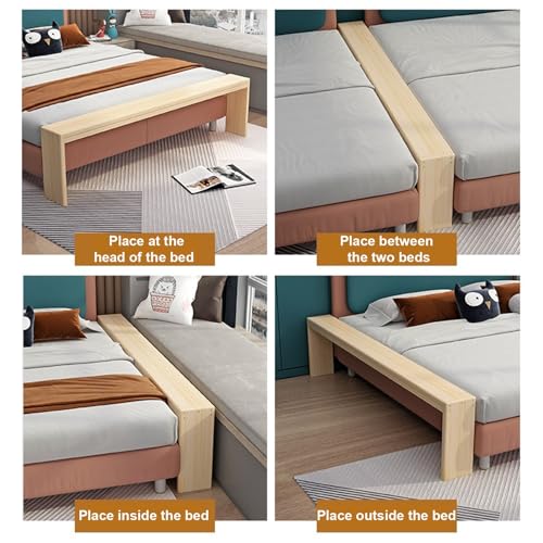 Banco de cocina de madera estilo granja rustico para mesa de comedor 4