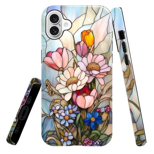 Coque iPhone 16 antichoc : finies les rayures grâce au motif marguerites