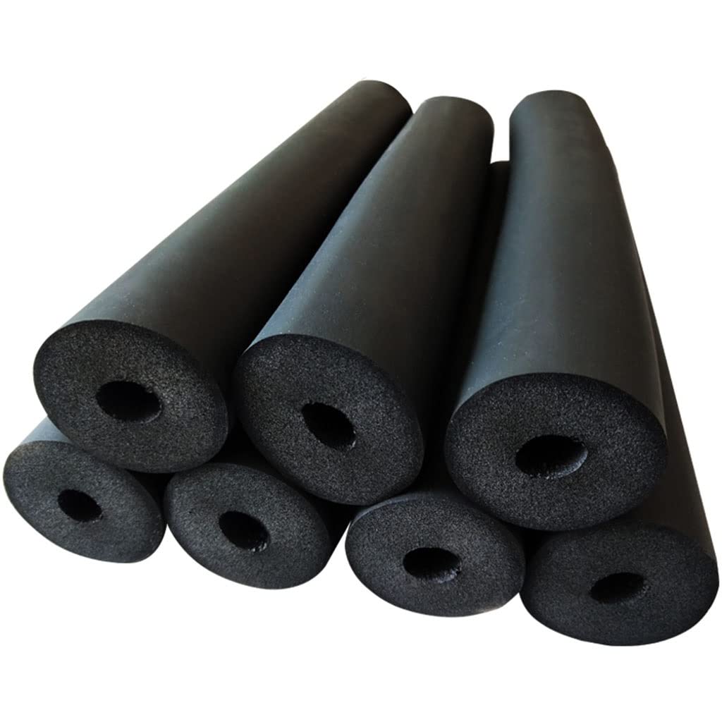 Hairit Black Outdoor Antifreeze Insulation Pipes Foam Tube, 1.8M Slit Self-Seal Pipe Insulation/Lagging/Cladding, Rubber Insulation Hose, Waterproof Retardant