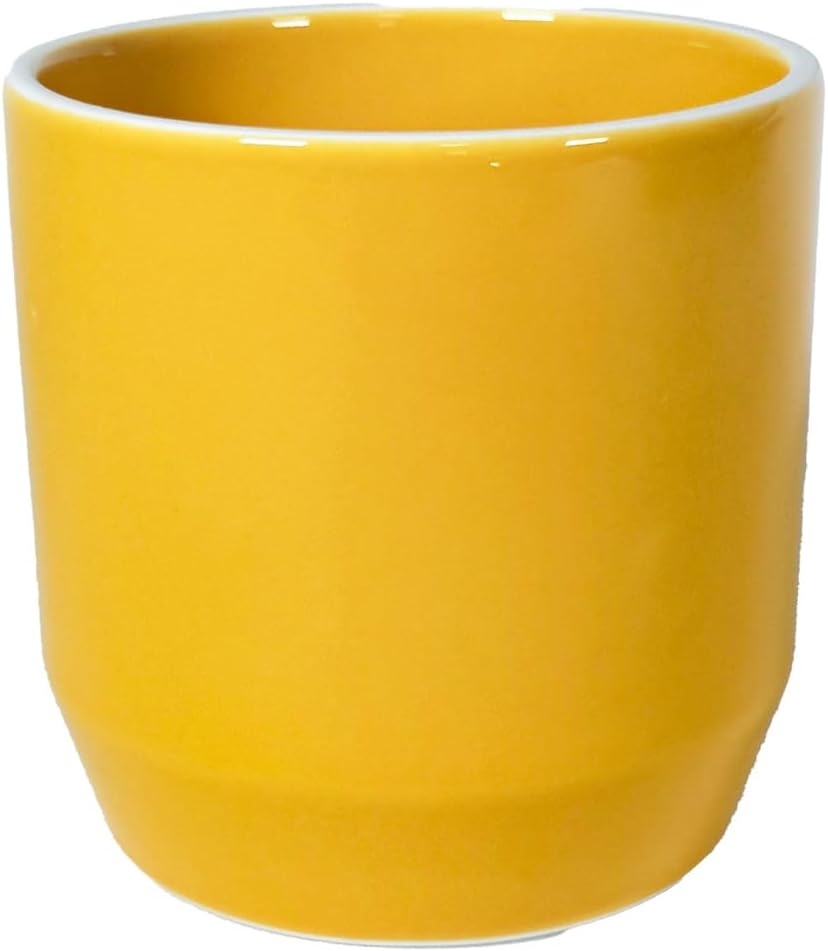 Welzo Hasami Ware Flower Pot, Yellow 3.3 inches (85 mm)