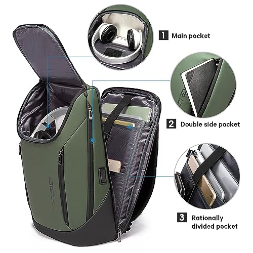 BANGE Anti Theft Sling Bag,Men's Shoulder bags with Lock