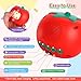 Kids Emotional Educational Toys for 2-6 Year Old: Audio Player with 4-Emotions Face-Changing Listen+Learn+Play Set, Preloaded 200+ Stories/Music, Bluetooth Speaker, Screen-Free Musical Toy Gifts-Red