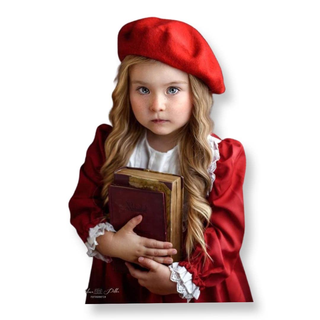 AXTITUDE Baby Kids Girls Boys 100% Wool French Beret Cap Classic Parisian Hat Solid Color French Artist Beret Tam Winter W... - Review, Price and Buying Guide