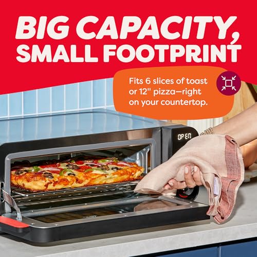 Instant Pot InstantHeat™ Pizza and Toaster Oven, Fits a 12" Pizza, Fresh Pizza, Frozen Pizza, Bake, Toast, Broil, & Reheat