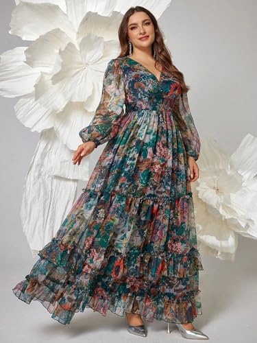 Image of TOLEEN Women's Plus Size Sequin Dress Luxurious Style Formal Cocktail Evening Party Maxi Dresses