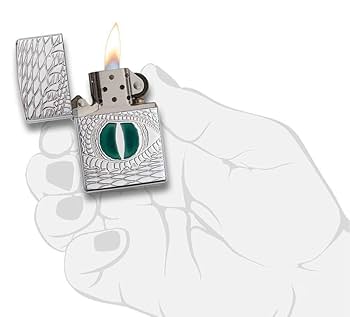 Amazon.com: Zippo Armor Dragon's Eye Pocket Lighter, High