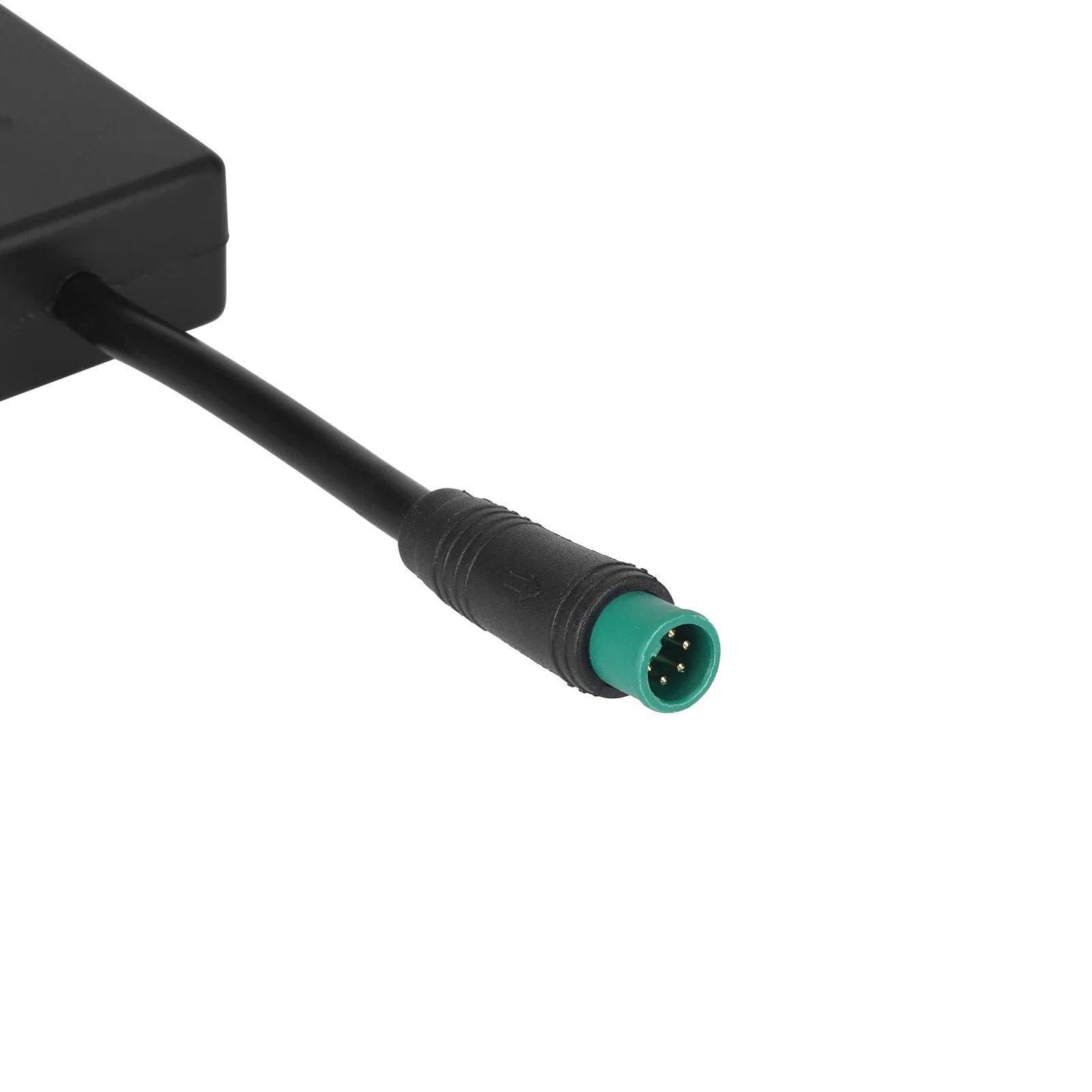 Pieza de repuesto para módulo de control de scooter eléctrico, accesorio de controlador en línea conectado por cable con carcasa negra y conectores de cable redondos, pieza de repuesto de