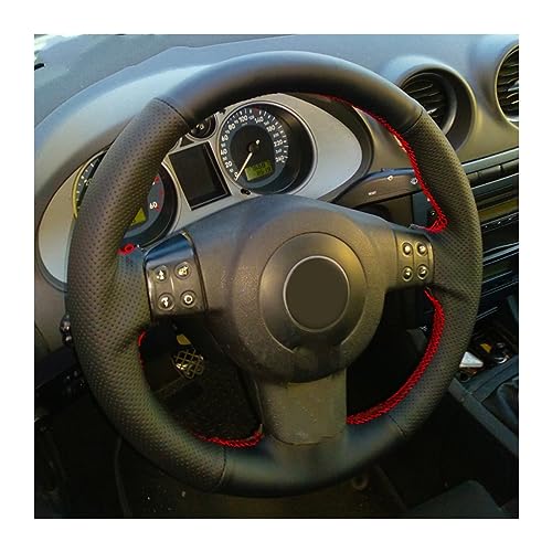 Funda Para Volante SsangYong Tivoli - Microfibra Suave, Color Negro, Para Todas Las Estaciones