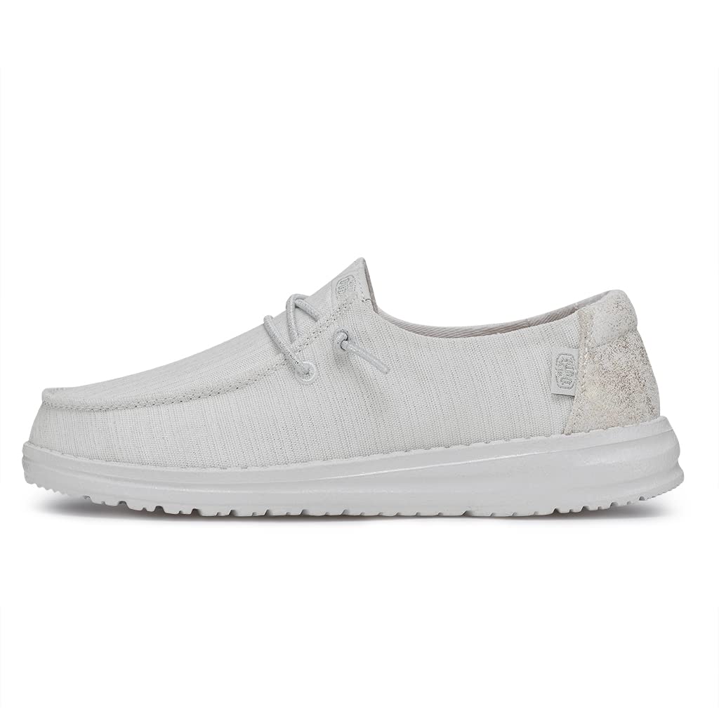 HEYDUDE Wendy Youth Glitter Moc Toe Shoes