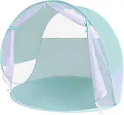 Action air Tenda de Praia Portátil Anti-Uv Pop-Up - Abrigo Solar Definitivo E Barraca de Brincadeiras para Crianças (Verde)
