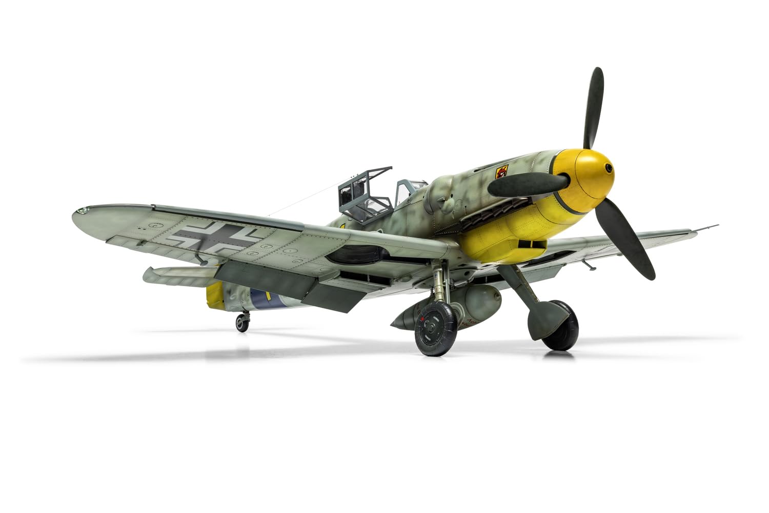 AIRFIX - A17003 Messerschmitt Bf109G-5/6 Plastikmodellbausatz für Erwachsene und Kinder ab 8 Jahren, Set enthält Spritzgussrahmen und Abziehbilder – Maßstab 1:72