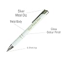 Personalized Diary, Metal Pen & Keychain Set | Size A5-192 Page Writing Journal | Engraved Gift Set for Office, Corporate Events, Diwali, Christmas & Special Occasions | Bestsellers | Perfect For Corporate Gifting (White) gallery image