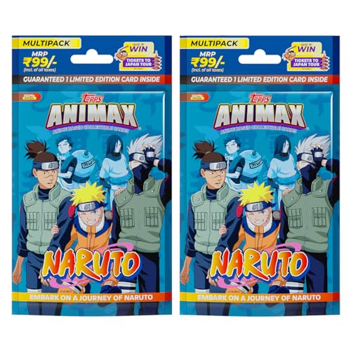 Image of Topps Animax 2024 Official Naruto Collectible Card Game(Multipack of 2)