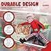Quebec Christmas Mischief Makers: Naughty Santa’s Little Helper with Soft Body, Vinyl face & Hook and Loop Grip–Fun Christmas elf for Family Play (elf boy)