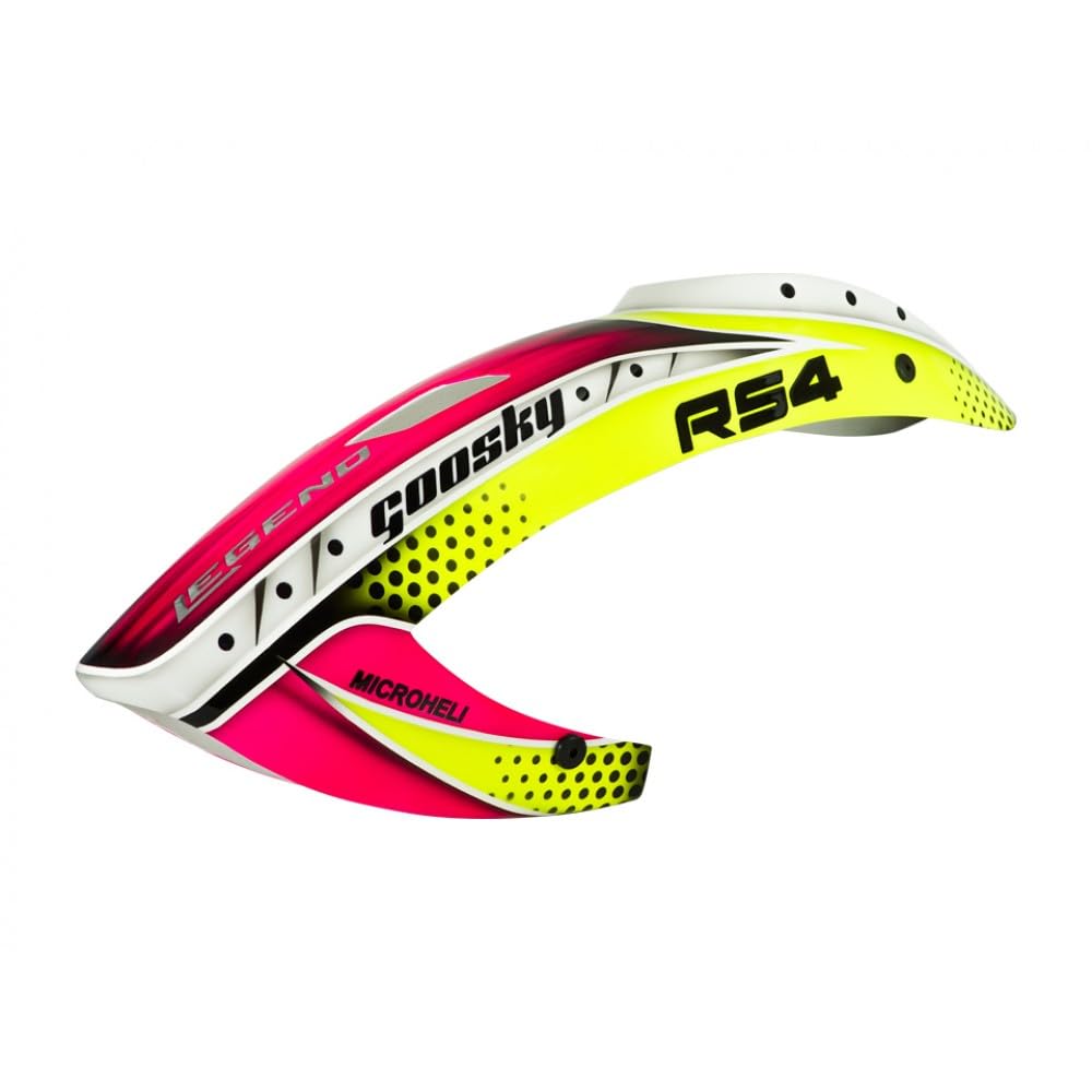 MICROHELI Airbrush Fiberglass Monster Jaw Canopy - GOOSKY RS4