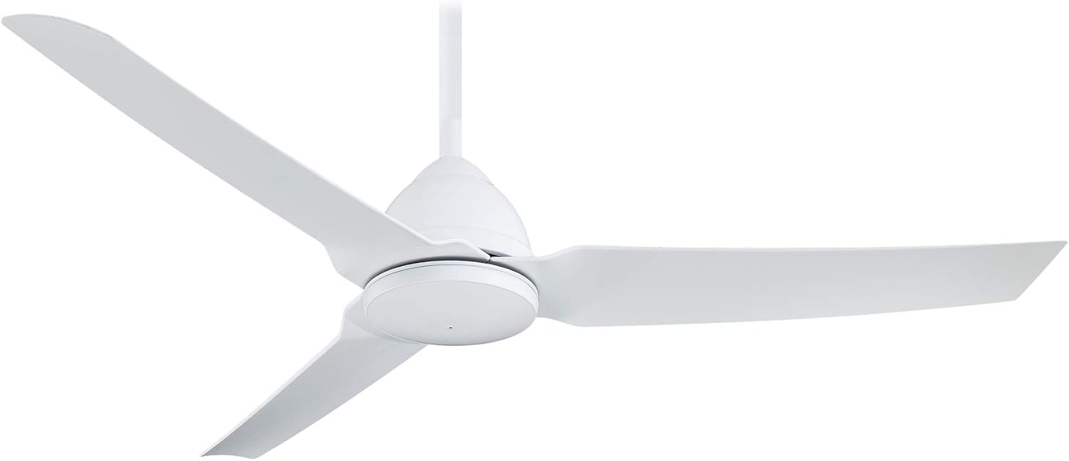 Minka-Aire Java 54 in. Indoor/Outdoor White Ceiling Fan with Remote Control