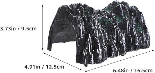 Miniatura 3 de 3 piezas de modelos de túnel de tren de plástico, mini accesorios de vías de ferrocarril para juego imaginativo y decoración, escalado para juegos
