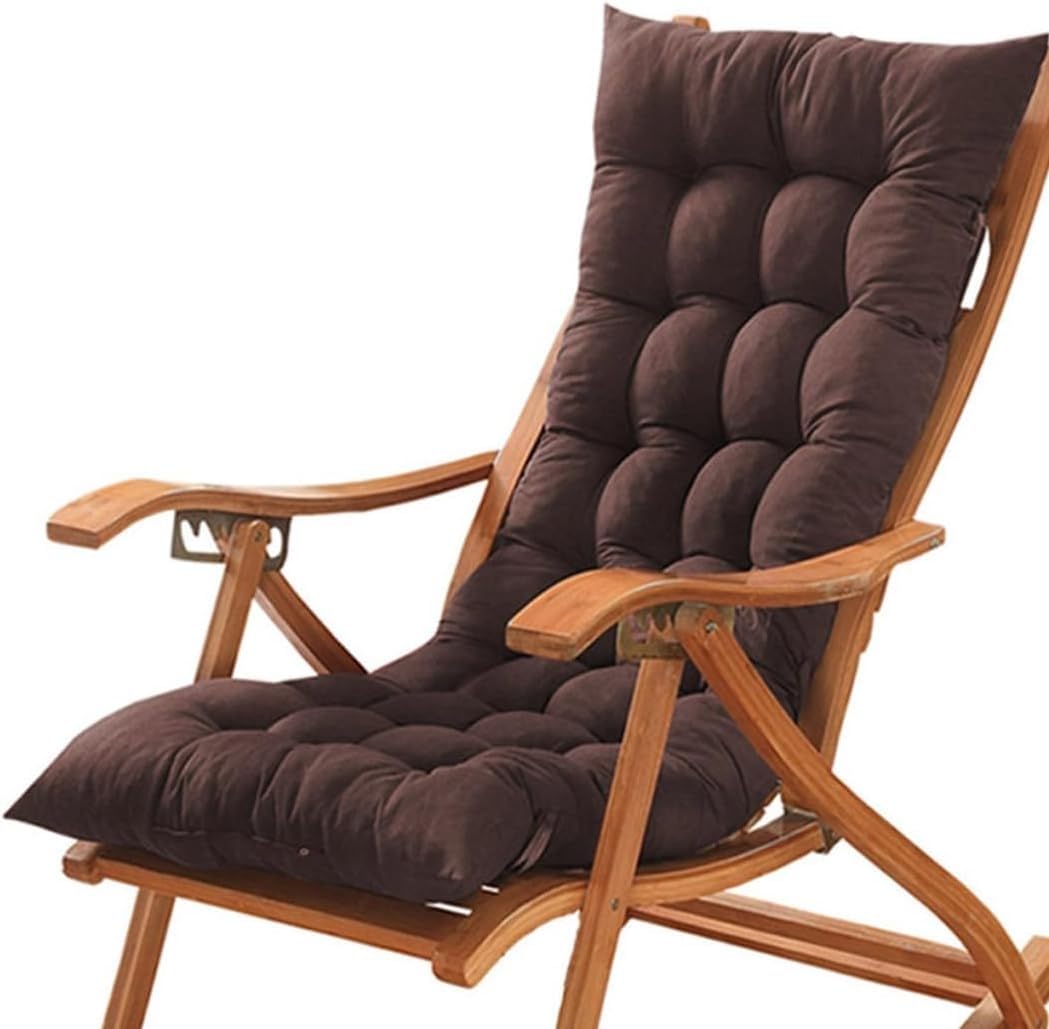 Coussin de chaise à dossier haut pour fauteuil en bois coussin épais de siège intérieur jardin