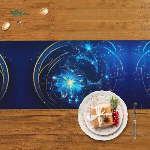 Chemin de table marguerites rustique pour repas de ferme