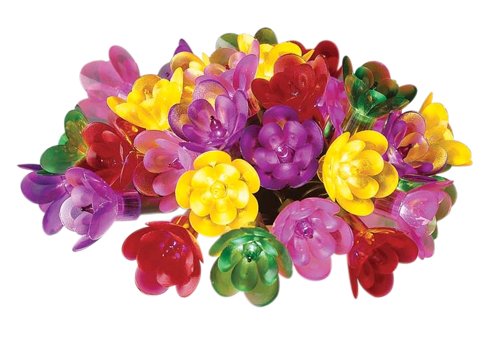 Bethlehem Lighting GKI 35-Light Multi Color Double Petal Reflector Light Set