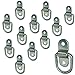 Stainless Steel D-ring Tiedowns 3,500 lb. Cap. Tie Down Anchors - 12 Pack