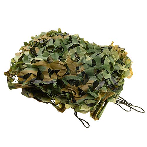 Filet de Camouflage - pour Parasol, Chasse, Extérieur, Armée - Vert - 1.5x5m, 1.5x7m, 2x4m, 3x3m, 3x5m, 4x4m, 4x7m, 4x8m, 6x7m, 7x8m, 7x12m, 8x8m, 8x10m, 9x12m, 10x10m, 10x15m Cover