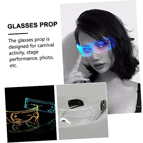 Lunettes brillantes lunettes neon clignotant unique Healeved